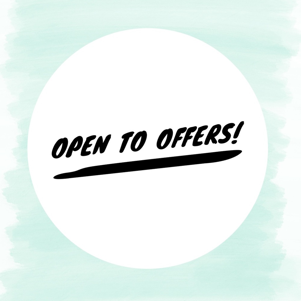 Feel free to make reasonable offers on anything!
